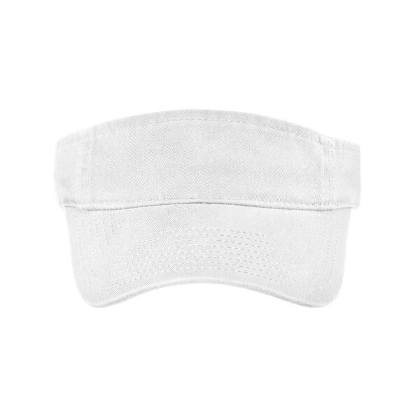 PORT AUTHORITY FASHION VISOR | WHITE