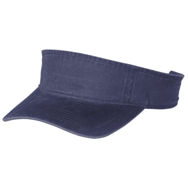 PORT AUTHORITY BEACH WASH VISOR | DENIM BLUE