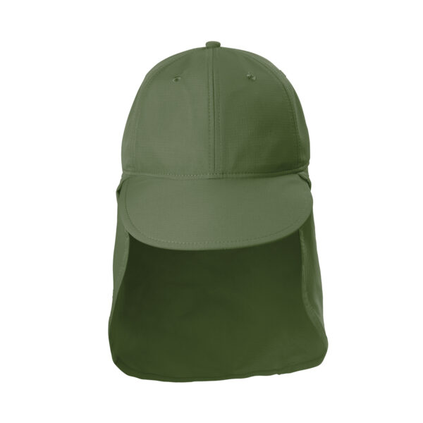 PORT AUTHORITY OUTDOOR UV SUN SHADE CAP | OLIVE LEAF