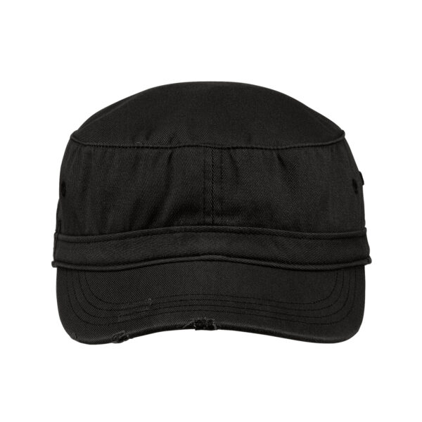 DISTRICT DISTRESSED MILITARY HAT | BLACK