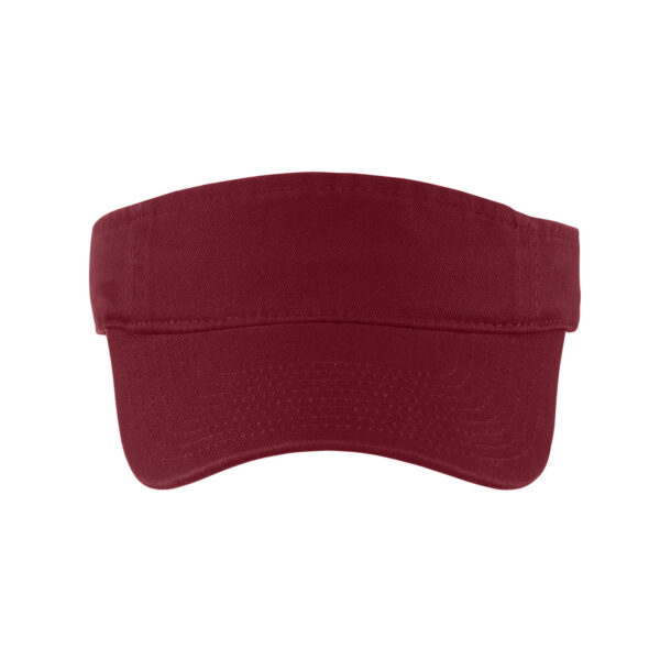 PORT AUTHORITY FASHION VISOR | MAROON